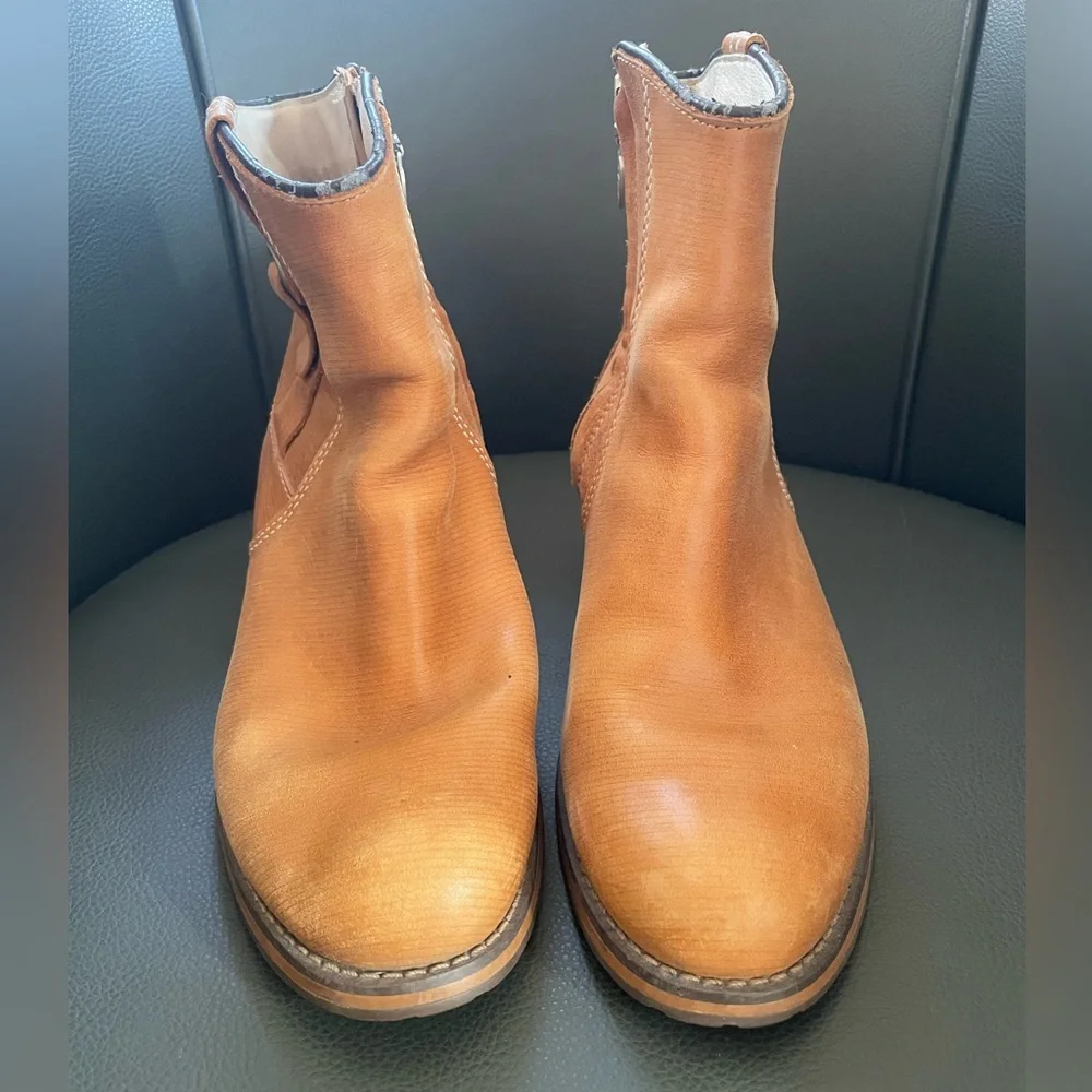 Red Wing Inez Leather Zip Up Ankle Boots Size 6.5 - Picture 2 of 10